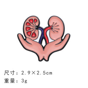 Doctors Day Doctor Lapel Pin White Coat Decoration Nurse Personal Wear Cartoon Badge Clothing Decor 2 Pieces Fashion Jewelry