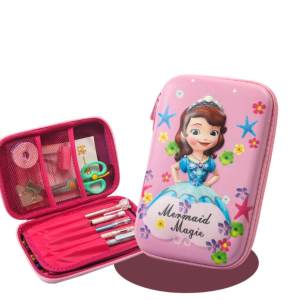 Kotak Pensil Sekolah Tempat Penyimpanan Pencil Case Sekolah Anak Motif Kartun 3D Timbul COD MK912