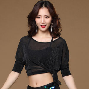 Sparkling Belly Dance Practice Suit Womens Performance Costume Short Skirt Hip Towel Summer New Arrival Fairy Long Dress