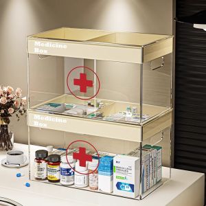 MMZECE | Large Transparent High Capacity Medicine Kit