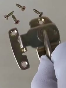 Metal 180 Degree Door Latch 5 Mm Diameter Dining Table Door Buckle Door Hasps Anti-rust Tools Furniture Connectors Fasteners