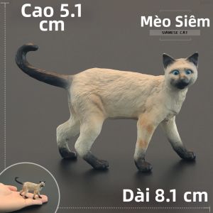 MENGSILE | Mô Hình Mèo Thực Tế Rắn Bền Làm Quà