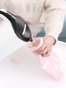Lovely Water Filling Bag with Plush Cloth Hot Compress Stomach Warm Water Bag Mini Portable Hand Warmer Students Winter