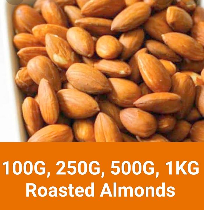 CB's Almonds (Roasted or Raw) 100g, 250g, 500g, 1KG in resealable pouch. Lazada PH