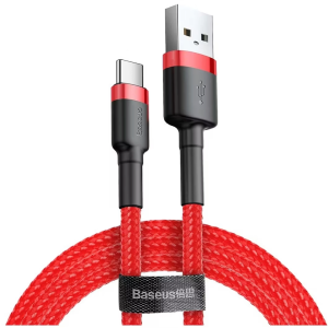 Baseus Cafule PD2.0 60W Type-C PD Fast Charging Cable | Aluminum + Nylon Braided | 480Mbps Data Transfer | Quick Charge 3.0 Compatible