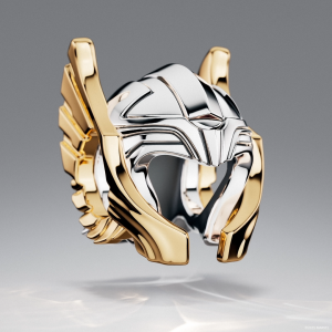 Pandora Marvel 14K Gold Plated Thor Helmet Charm
