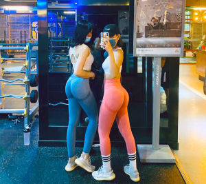 Quần tập gym nữ dài chun mông đồ tập gym nữ quần dài thể thao nữ tập Yoga Aerobic siêu tôn dáng vải co giãn thoáng mát thấm hút mồ hôi Ami-B07