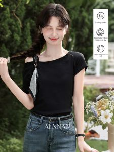 Áo Thun Đen Kiểu Pháp Dáng Ôm
