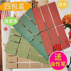 ป้ายไม้สีสันสดใสที่เขียนด้วยมือ ทนต่อการเปียก ป้ายไม้สำหรับแก้วน้ำในครัว อุปกรณ์ธุรกิจและวัสดุศึกษาทางการเมือง