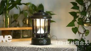 Outdoor Camping Lights: Stepless Dimming & Portable Retro Horse Lights