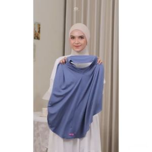 Arafa Hijab - Khimar Salma | Hijab Instan Premium Malay | Jilbab Dagu Jersey Syari Terbaru | Bergo Umroh