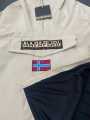 JAKET NAPAPIJRI CREAM ANTI AIR WATERPROOF FULL TAG. 
