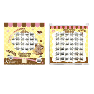 Self-Adhesive Lashes Cluster Ultra-thin Sheet Series False Eyelashes Zero Touch Feeling Liquid Bond Eyelashes Segmented Lashes