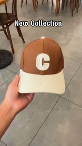 Nón lưỡi trai  Chất Kaki Caro Cao cấp Chữ C 557 Phong Cách Hàn Quốc Thời Trang