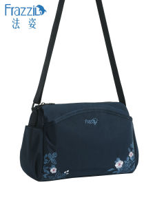 Frazzil Casual Canvas Nylon Crossbody Bag for Women Simple Fashion Small Square Single Shoulder Bag Commuter Style Travel