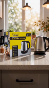 Baumann Basics Stainless Steel Electric Kettle 1L L2