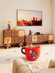 RUIDEDAN | Large Cartoon TV Cabinet Storage Furniture