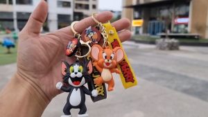 Móc Chìa Khoá Xe Máy Tom Và Jerry. Móc treo chìa khoá ô tô phong cách trẻ trung