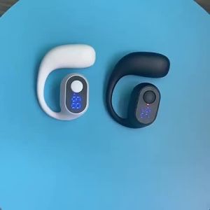 Single Ear Open Wearable Stereo Wireless Bluetooth Earphones with Mic & Digital Display SeaSpark