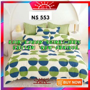 READY STOCK KAIN CADAR BIDANG 92”-100% COTTON   HARGA PERMETER