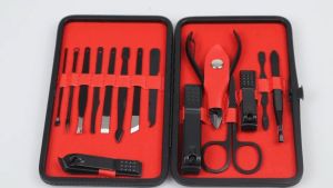 COD Biutte.co Art Set Manikur Pedikur Gunting Kuku 15 in 1 MR 6103/ 1 set lengkap dewasa super tajam cantengan khusus jempol kaki murah