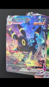 M&G | English Jolteon VMAX 006/008 DIY Holographic Foil Texture Card Perfect Condition Premium Anime Collection Card