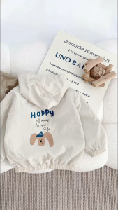 BE297 Áo khoác gió dài tay cho bé trai bé gái tránh nắng giữ ấm Thu Đông BEEMO