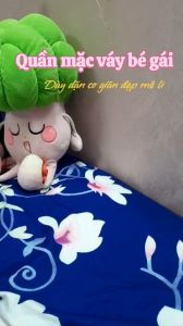 Quần mặc váy bé gái cotton co giãn dày dặn có đủng quần chắc chắn