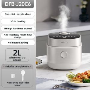 Bear | Mini IH Rice Cooker Enamel Pot 2L