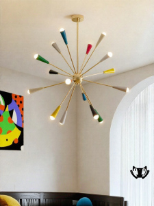 FANCY LAMP CLUB | Colorful Fireworks Creative Designer Chandelier for Dining Room