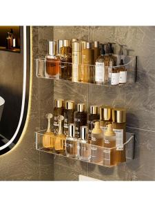 Wall-mounted Hole-free Bathroom Storage Rack