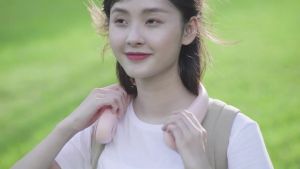 JISULIFE New Upgraded 5 Speed Life 3 Portable Neck Fan Bladeless Fan 4000 mAh Rechargeable USB Desk Fan 3 Speeds For Camping Hiking Travel Picnic Jogging Outdoor Activity Badminton Court Concert FA14