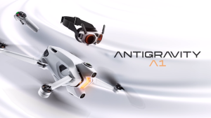 Insta360 Antigravity A1 - 360 Immersive Flight / Point-to-Fly Motion Control / AI-Powered Editing / 8K 360 Video / Fly First Frame Later / 249g / Sky Path / Sky Genie/ Deep Track