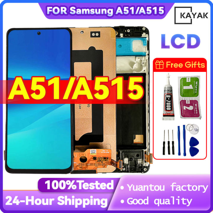 For Samsung Galaxy A51 4G LCD SM-A515F/DST SM-A515F/DSM Display Touch ...