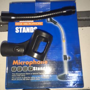 G47 Original 100% Stand Mic Meja Besi Kaki Bulat Holder Mikrophone Studio
