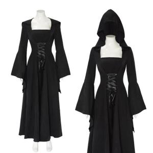 Medieval Gothic Vampire Long Dress Cosplay Role-playing Halloween Cross-border Long Skirt Anime Costume Front-line 304