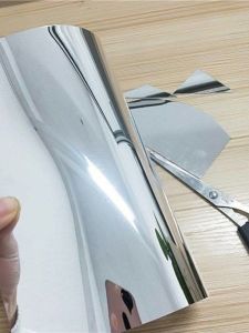 สติ๊กเกอร์กระจกเต็มรูปสำหรับตกแต่งห้องนอน ปิดผนังได้ เหมาะกับการติดตั้งในห้องน้ำ สไตล์โมเดิร์น ผลิตจากแผ่นพลาสติกอ่อน