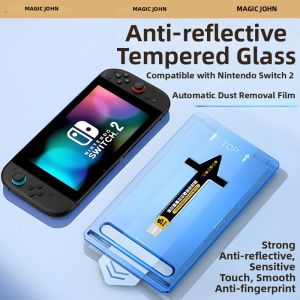 MAGIC JOHN | Anti-Reflective HD Full Screen Fingerprint Proof Switch 2nd Generation Tempered Glass Film