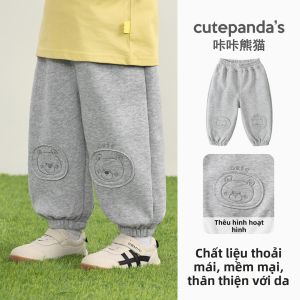 CUTEPANDAS | Quần jogger thể thao phong cách hoạt hình
