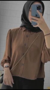 kemeja elza /atasan wanita terbaru/tangan balon