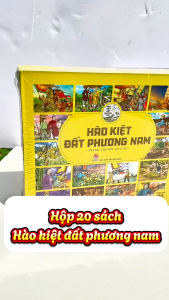 Sách Hào kiệt đất phương Nam - Trọn bộ 20 cuốn đóng hộp - Cho thiếu nhi hiểu về lịch sử nước Việt ta - NXB Kim Đồng