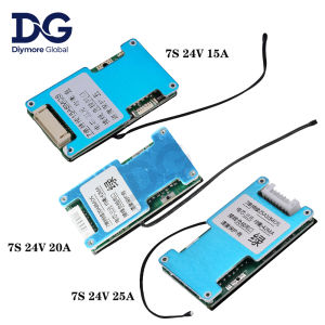 diymore | 7S 24V 15A/20A/25A Lithium Battery Protection Board  Same Port with Equalization Temperature Protection Board BMS
