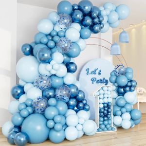 Blue Balloon Garland Arch Kit Wedding Birthday Party Decoration Adult Wedding Party Supplies Latex Ballon Baby Shower