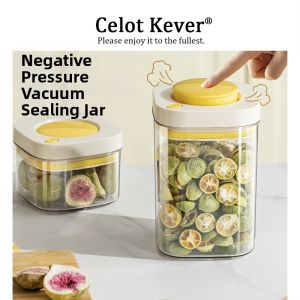 Press-type Vacuum Food Grade Storage Canister