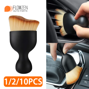 1/2/10PCS Car Interior Dust Removal Tool Brush Multifunctional Cleaning Brush Soft Bristle Detail Brush Car Dust Removal Tool