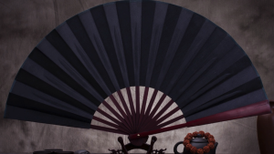 Kipas Lipat Tangan Kerajinan Bambu Tari Gaya Cina BR207
