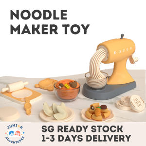 Kids Toys Fun Kitchen Pretend Play Toy Set Play Dough Noodle and Ice Cream Machines