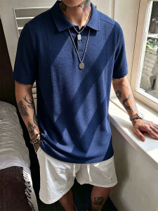 Breathable Heavyweight American Deconstructed Polo T-Shirt
