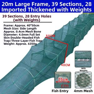 QIONGQI | Reinforced Folding Fishing Net for Shrimps Eels and Fish