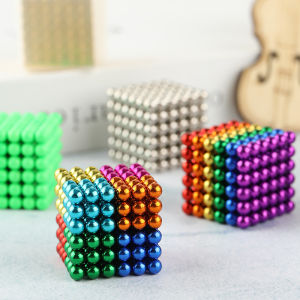 5mm 216pcs Magnetic Ball Magnetic Beads Decompress Toy Color Magic Cube Splicing Toy
